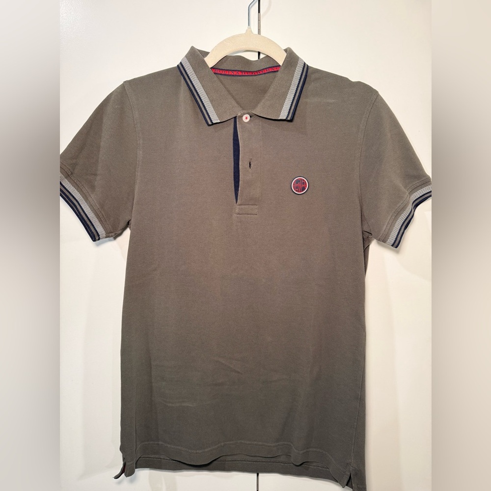Men's Olive Carolina Herrera Polo Shirt
